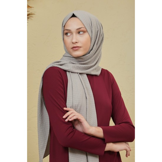 LORYAN SCARF MARTİNA ŞAL - GRİ