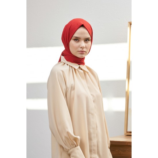 LORYAN SCARF MARTİNA ŞAL - KIRMIZI