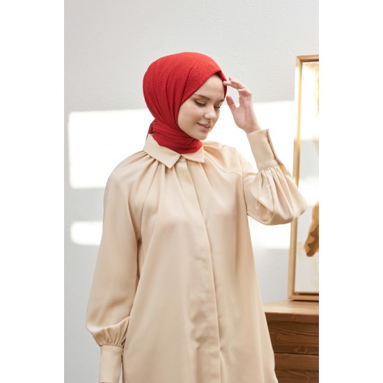 LORYAN SCARF MARTİNA ŞAL - KIRMIZI