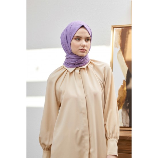 LORYAN SCARF MARTİNA ŞAL - KOYU LİLA