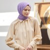 LORYAN SCARF MARTİNA ŞAL - KOYU LİLA