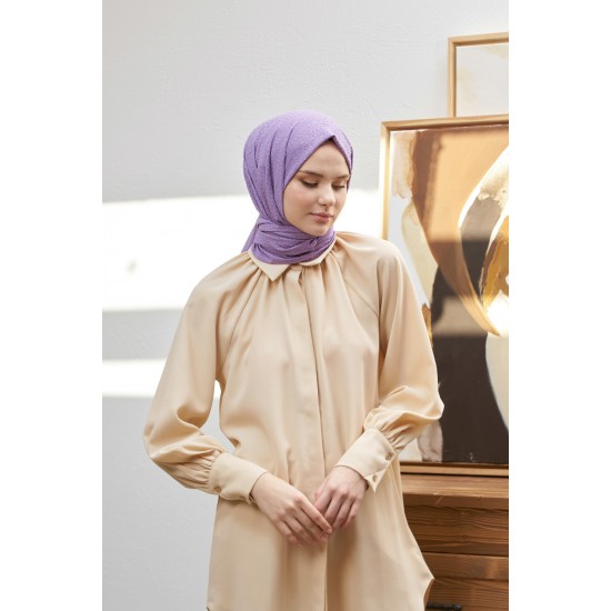 LORYAN SCARF MARTİNA ŞAL - KOYU LİLA