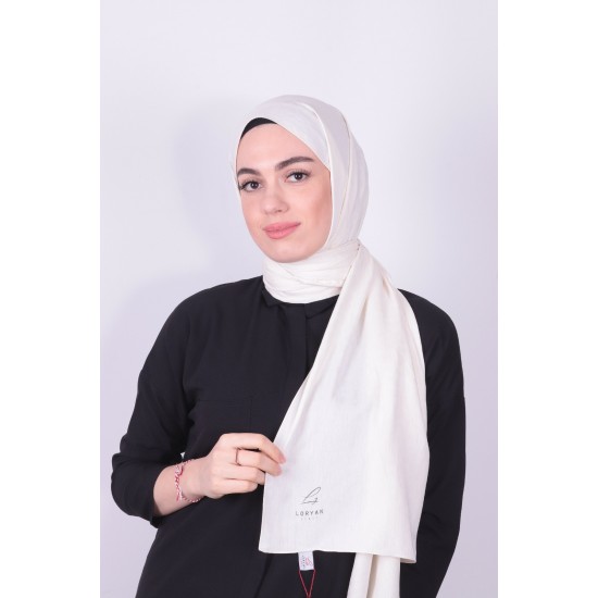 LORYAN SCARF TINA ŞAL EKRU