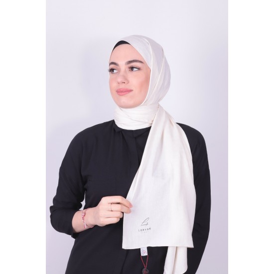 LORYAN SCARF TINA ŞAL EKRU