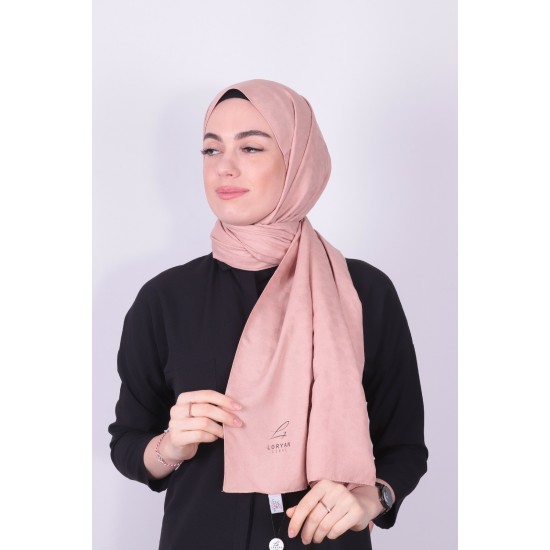 LORYAN SCARF TINA ŞAL KOYU VİZON