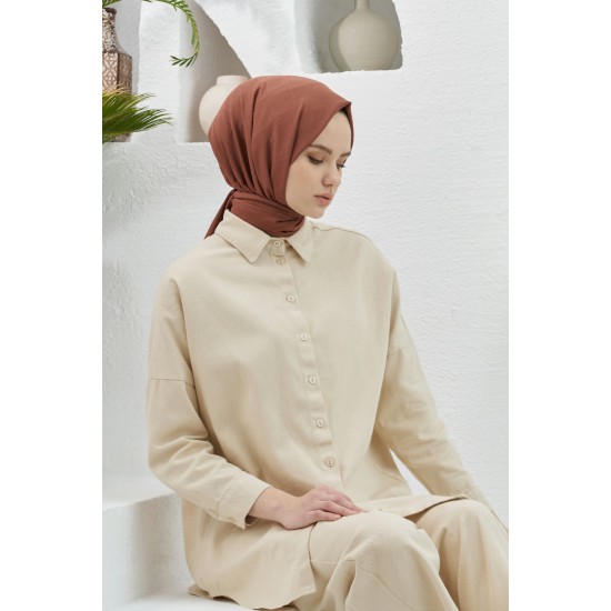 LORYAN SCARF TUANA ŞAL 2 - AÇIK KAHVE