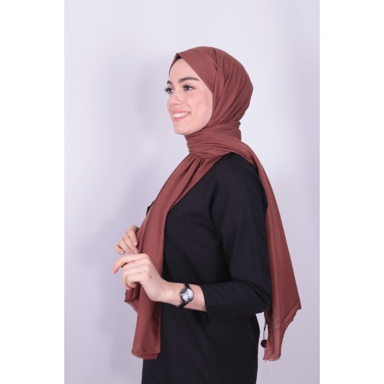 LORYAN SCARF VİVA ŞAL AÇIK KAHVE