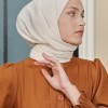 LORYAN SCARFS VİVA CRUSH BAMBOO LYCRA ŞAL KIRIK BEYAZ