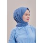 LORYAN SCARFS VİVA CRUSH BAMBOO LYCRA ŞAL KOT MAVİ