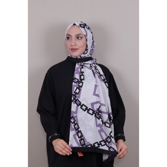 MEDİNE İPEĞİ ŞAL ZİNCİR MODEL 1 LİLA