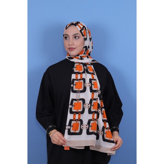 MEDİNE İPEĞİ ŞAL ZİNCİR MODEL 2 KREM