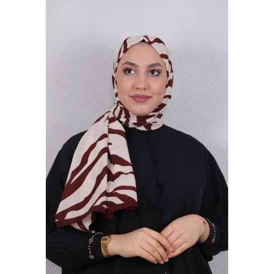 MODAKAŞMİR DESENLİ MEDİNE İPEĞİ ŞAL MODEL 7 BORDO