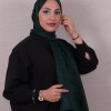 MODAKAŞMİR İPEKSİ JAKAR ŞAL 1 İSLAM YEŞİLİ