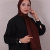 MODAKAŞMİR İPEKSİ JAKAR ŞAL 1 KAHVERENGİ