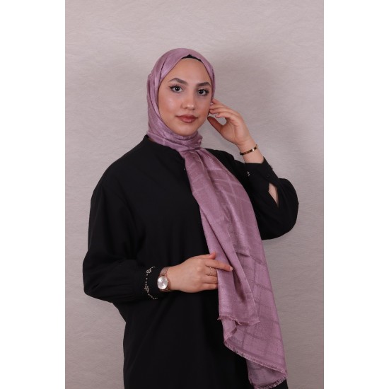 MODAKAŞMİR İPEKSİ JAKAR ŞAL 1 LİLA