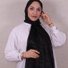 MODAKAŞMİR İPEKSİ JAKAR ŞAL 1 SİYAH