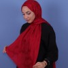 MODAKAŞMİR İPEKSİ JAKAR ŞAL 2 KIRMIZI