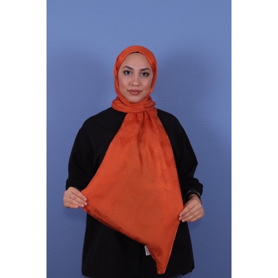 MODAKAŞMİR İPEKSİ JAKAR ŞAL 2 ORANJ