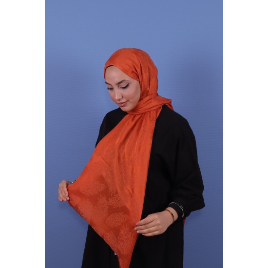 MODAKAŞMİR İPEKSİ JAKAR ŞAL 2 ORANJ