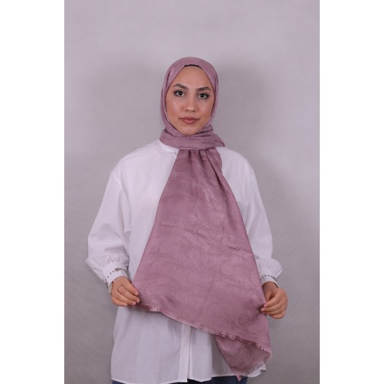 MODAKAŞMİR İPEKSİ JAKAR ŞAL 3 ŞEKER PEMBE