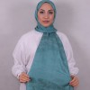 MODAKAŞMİR İPEKSİ JAKAR ŞAL 3 SU YEŞİLİ