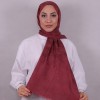 MODAKAŞMİR İPEKSİ JAKAR ŞAL 3 VİŞNE ÇÜRÜĞÜ