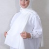 MODAKAŞMİR İPEKSİ JAKAR ŞAL BEYAZ