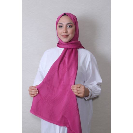 MODAKAŞMİR İPEKSİ JAKAR ŞAL ŞEKER PEMBE