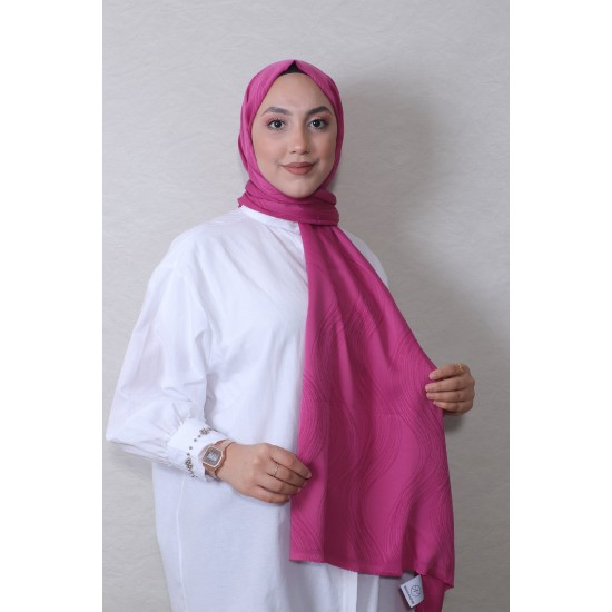MODAKAŞMİR İPEKSİ JAKAR ŞAL ŞEKER PEMBE