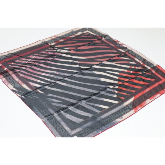 PİCASSO KRİSTAL EŞARP 4 BORDO-GRİ