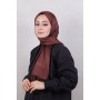 PİCASSO YORYO SATEN ŞAL - KAHVE