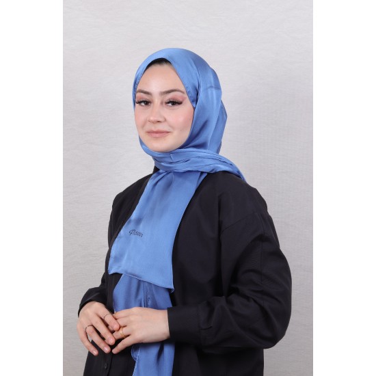 PİCASSO YORYO SATEN ŞAL - KOT MAVİ