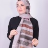 POLO CAZZ PAMUK DIJİTAL ŞAL 2 KAHVE