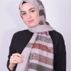 POLO CAZZ PAMUK DIJİTAL ŞAL 2 KAHVE