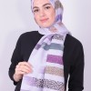POLO CAZZ PAMUK DIJİTAL ŞAL 2 LİLA