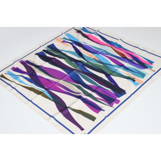 POLYESTER TWİL EŞARP 6 -SAKS