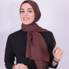 RUZENİN ALİZE COTTON ŞAL KOYU KAHVE