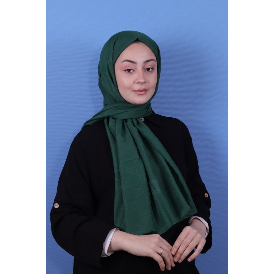 RUZENİN G DESEN ŞAL - ZÜMRÜT