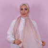RUZENİN KRİSTAL ABİYE ŞAL SOFT PEMBE