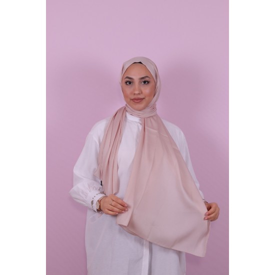 RUZENİN KRİSTAL ABİYE ŞAL SOFT PEMBE