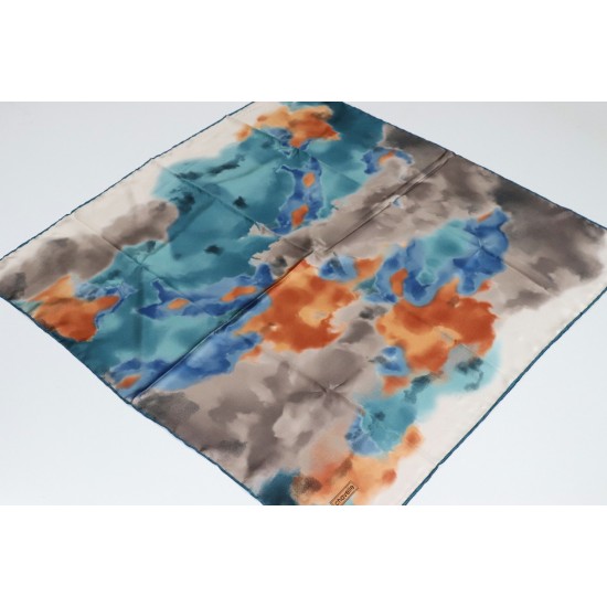 RUZENİN POLYESTER REYON EŞARP 3 - PETROL-PASTEL