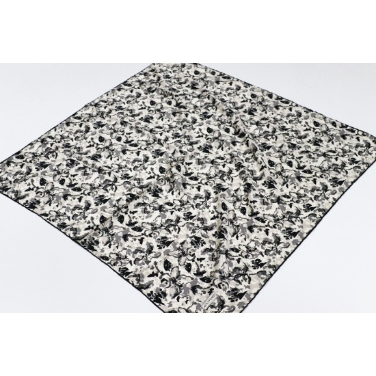 RUZENİN POLYESTER REYON EŞARP 4 - SİYAH GRİ