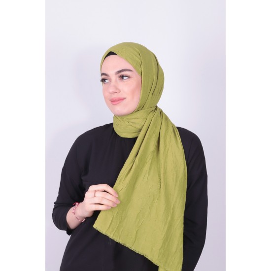 VİVA CRUSH BAMBOO LYCRA ŞAL FISTIK