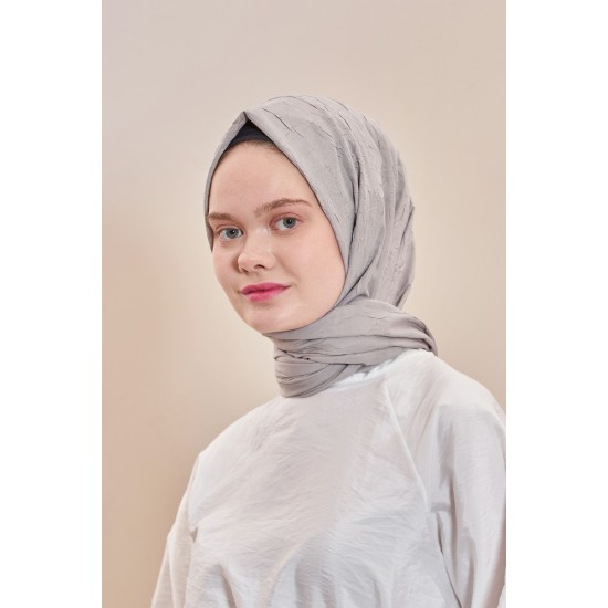 VİVA CRUSH BAMBOO LYCRA ŞAL GRİ