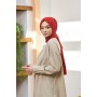 VİVA CRUSH BAMBOO LYCRA ŞAL KIRMIZI