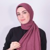 VİVA CRUSH BAMBOO LYCRA ŞAL KOYU GÜL
