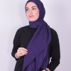 VİVA CRUSH BAMBOO LYCRA ŞAL KOYU MOR