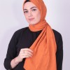 VİVA CRUSH BAMBOO LYCRA ŞAL KOYU ORANJ
