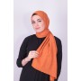 VİVA CRUSH BAMBOO LYCRA ŞAL KOYU ORANJ
