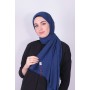 VİVA CRUSH BAMBOO LYCRA ŞAL LACİVERT